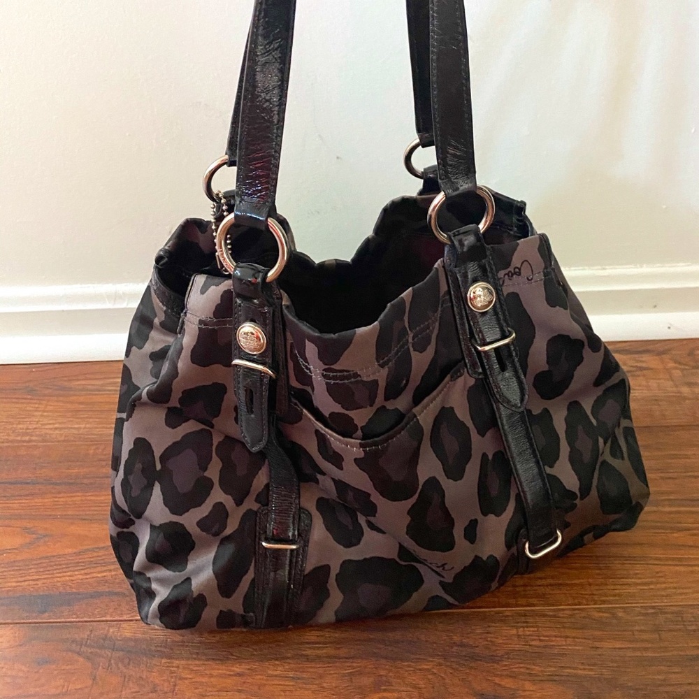 COACH Cheetah Print Tote Bag